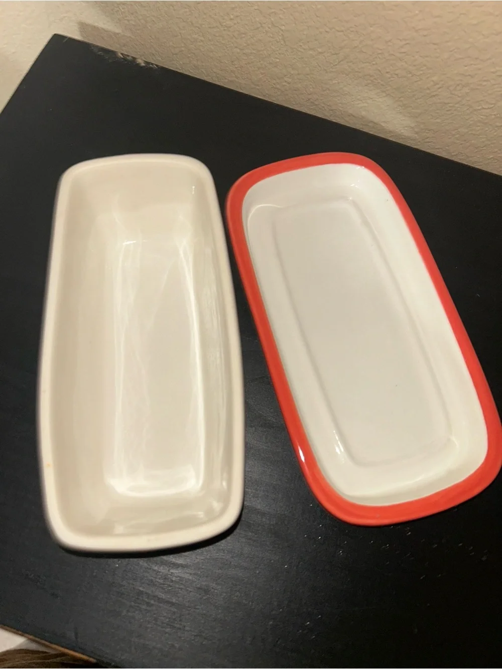 Target Threshold Ceramic Boho/Cottagecore Floral Butter Dish - Picture 3 of 5